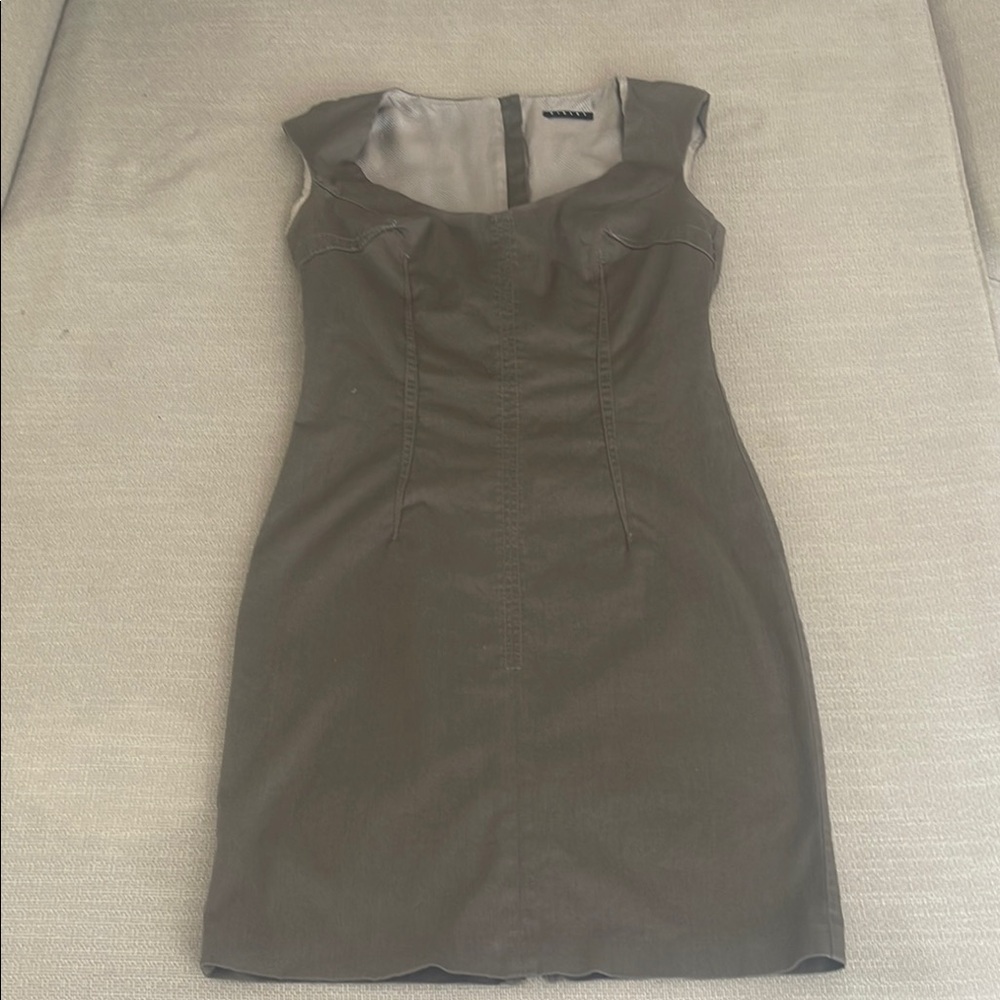 Elegant Women's Dress in Taupe